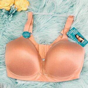 Vanity Fair Beyond Comfort Women's Bra Seamless Wireless Support Sz 40DD NEW!